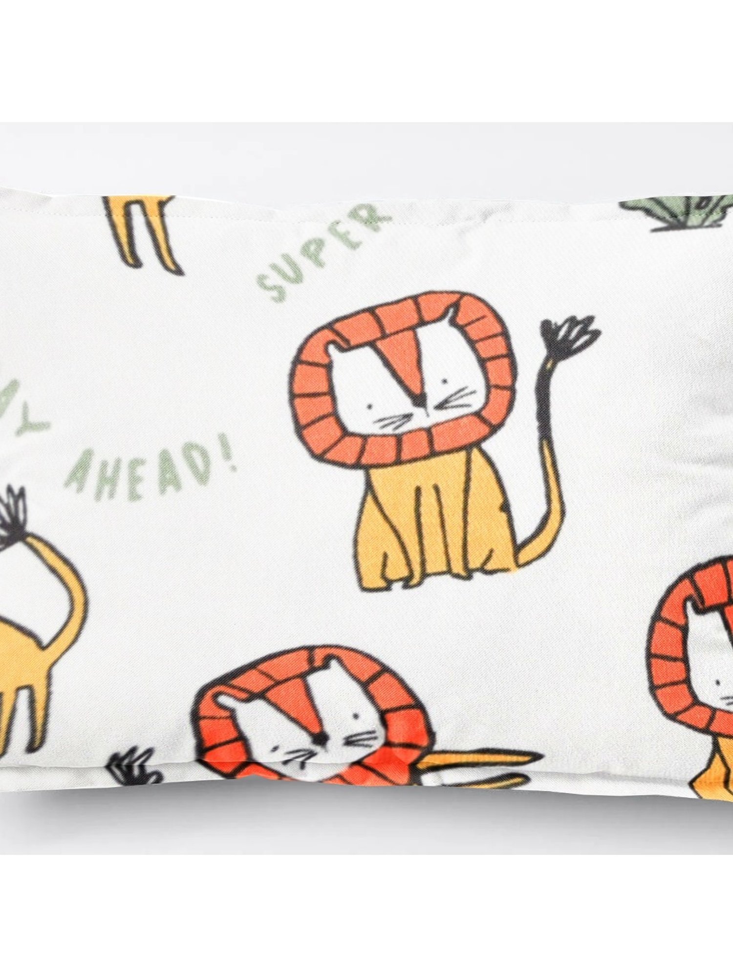 The Baby Atelier White Cotton Pillow Cover without fillers