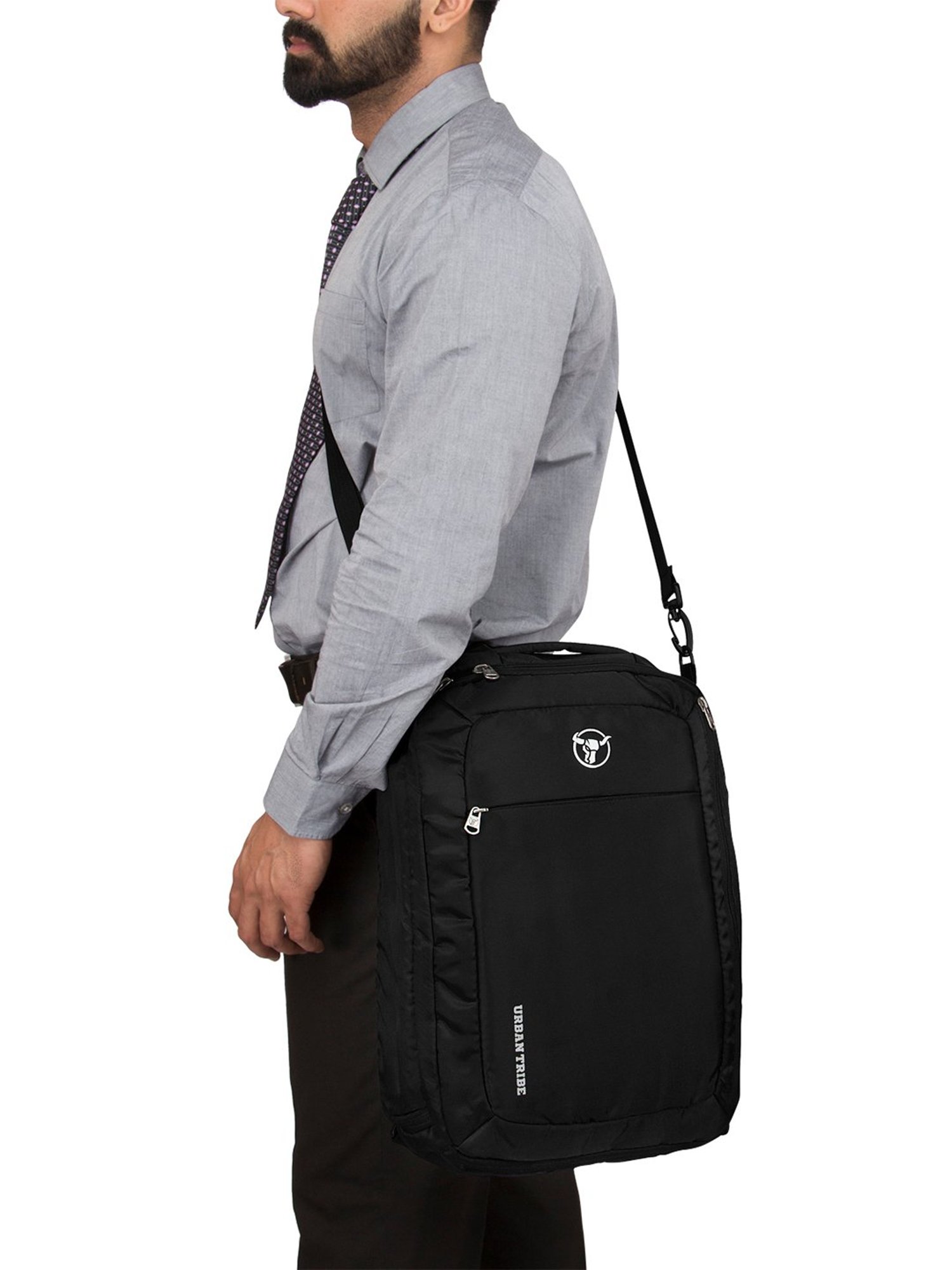 Urban Tribe Grey Medium Laptop Backpack