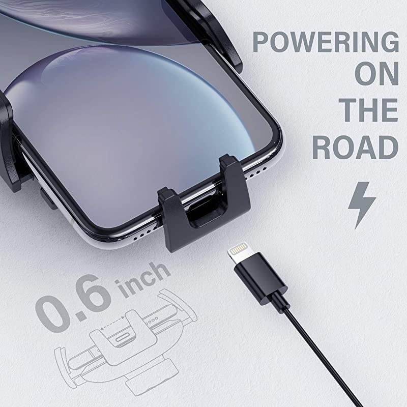 Car Phone Mount [2021 Upgraded Clip] Universal Air Vent Cell Phone Holder for Car [Thick Case Friendly] Compatible with iPhone 12 11 Pro Max SE XS XR 8 7 Galaxy S20 S10 S9 Note 20 10 &All