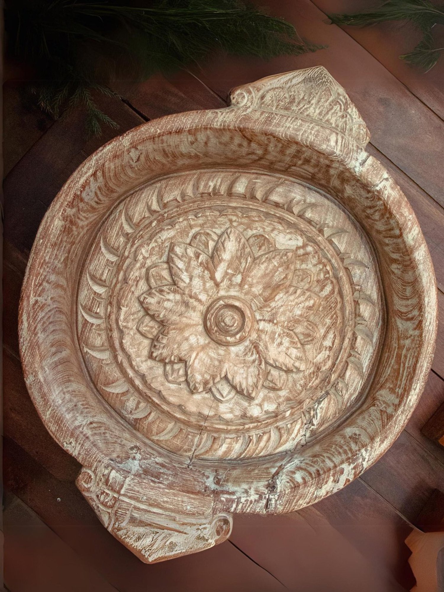 Gibson Home 18" x 24" Ceramic Gracious Rectangular Serving Platter