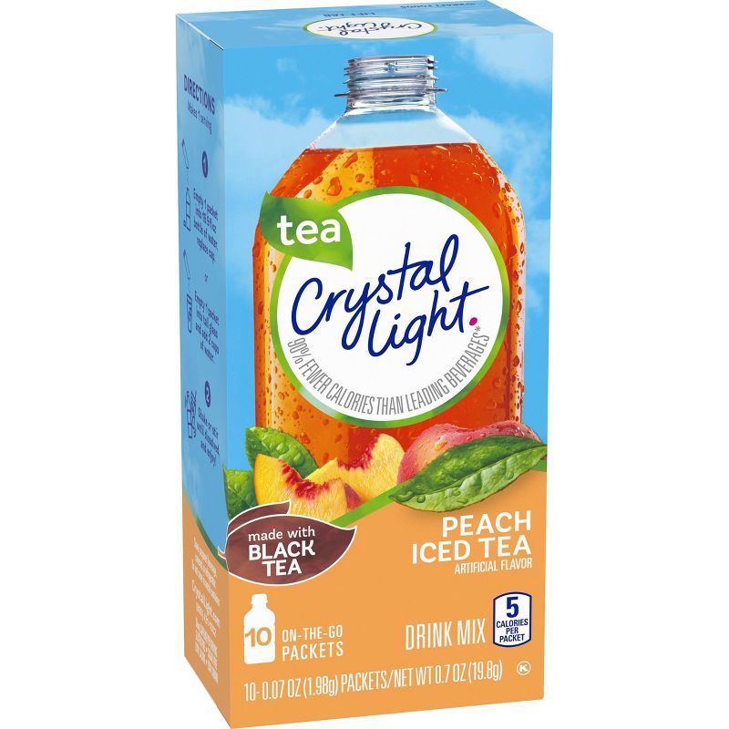 Crystal Light Energy On The Go Wild Strawberry Drink Mix - 10pk/0.11oz Pouches