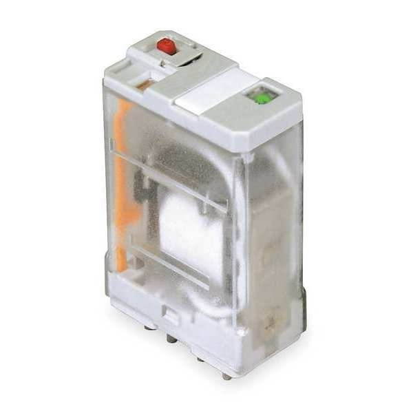 DAYTON 1EHE1 General Purpose Relay, 120V AC Coil Volts, Square, 5 Pin, SPDT