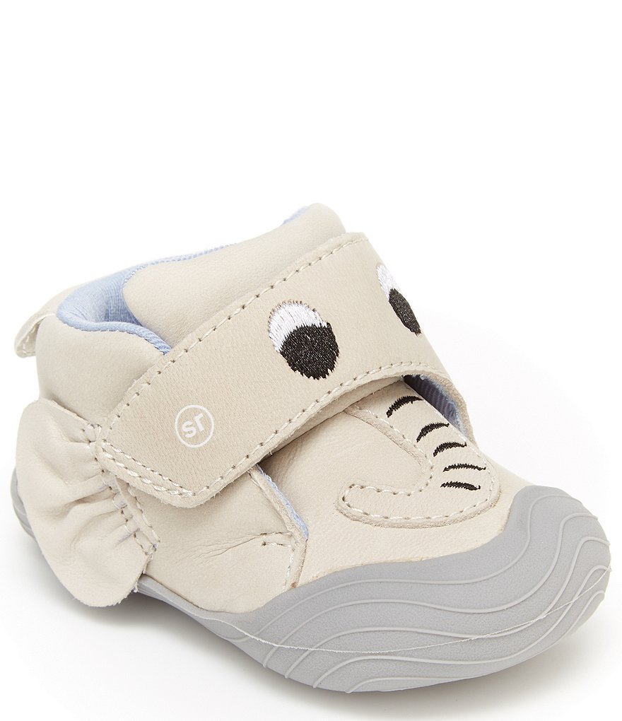 Stride Rite Kids' Campbell Leather Elephant Crib Shoes (Infant)