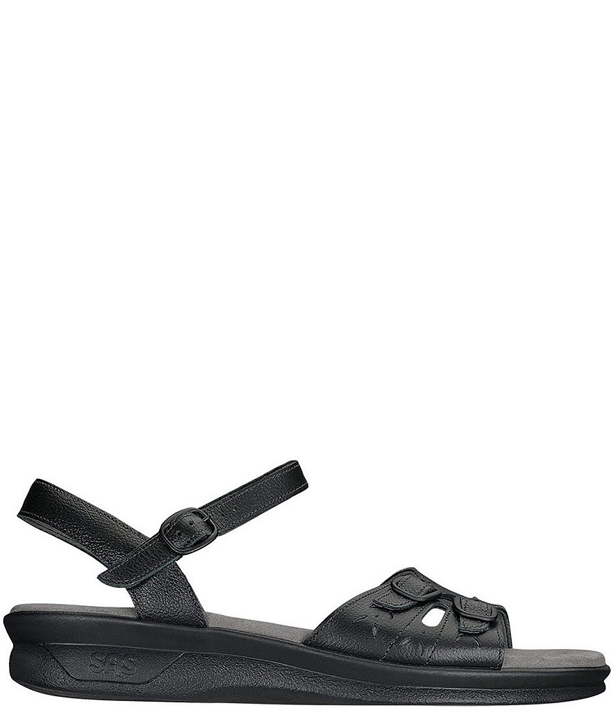SAS Duo Leather Wedge Sandals