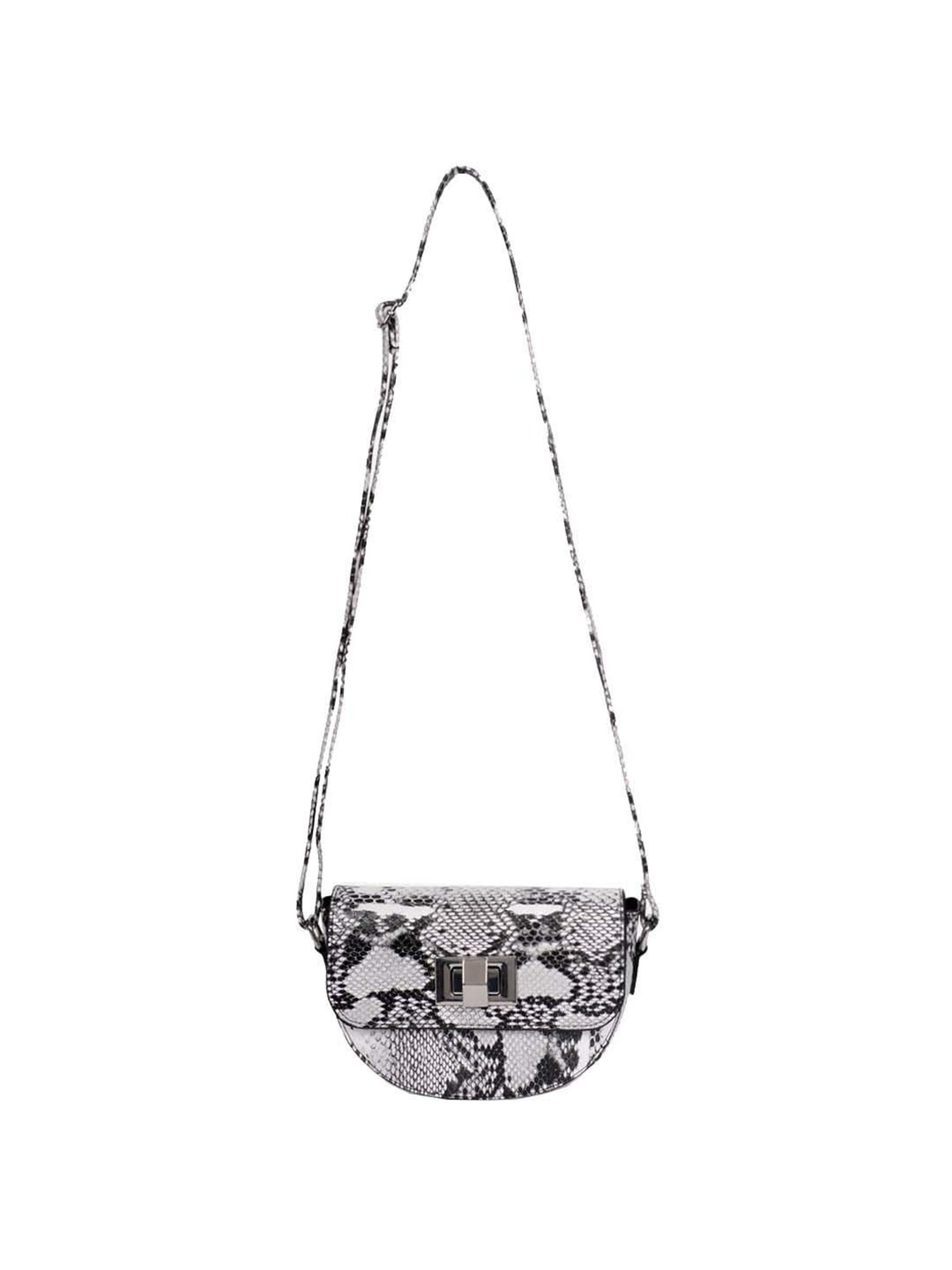 BELWABA White Textured Small Sling Handbag