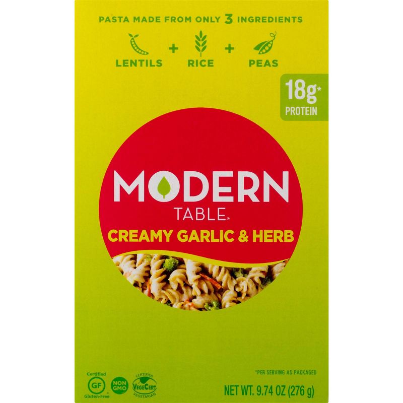 Modern Table Creamy Garlic & Herb Lentil Pasta Meal Kit - 9.74oz