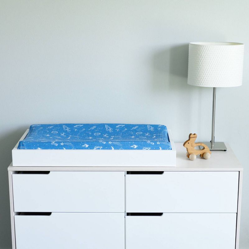 Red Rover Changing Pad Cover - Star Gaze