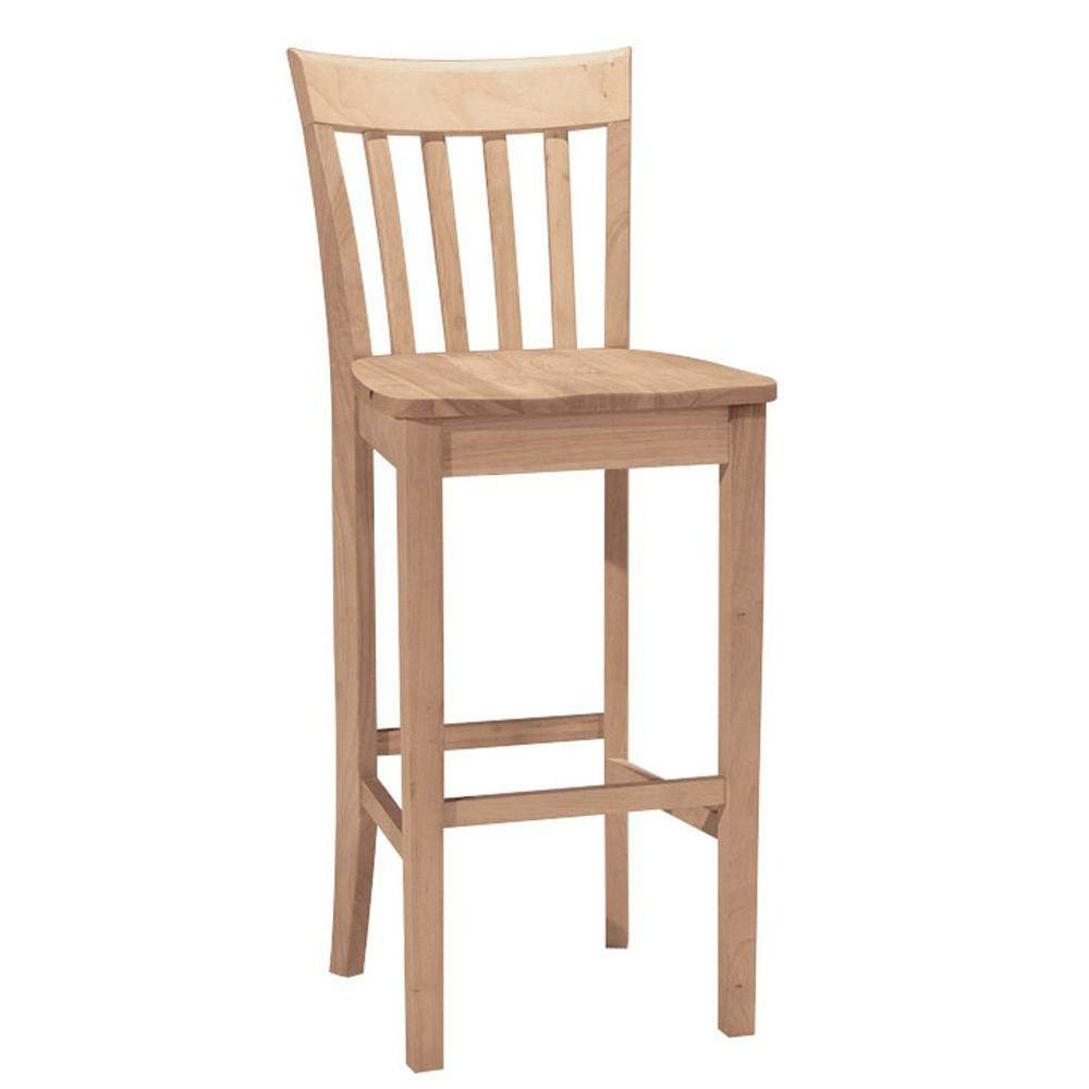 International Concepts S-3013 30 in. H Slatback Stool