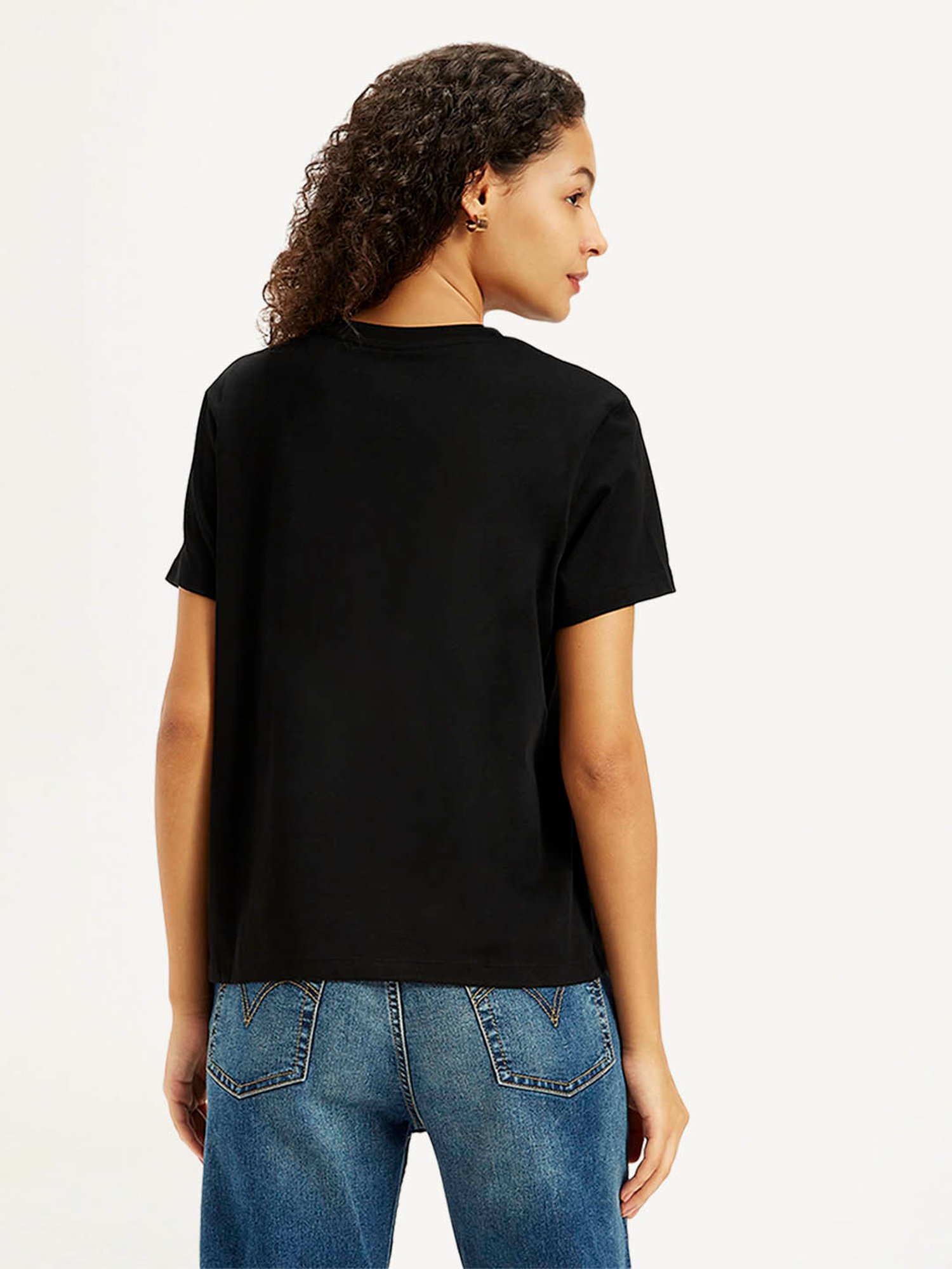 Levi's Black Printed T-Shirt