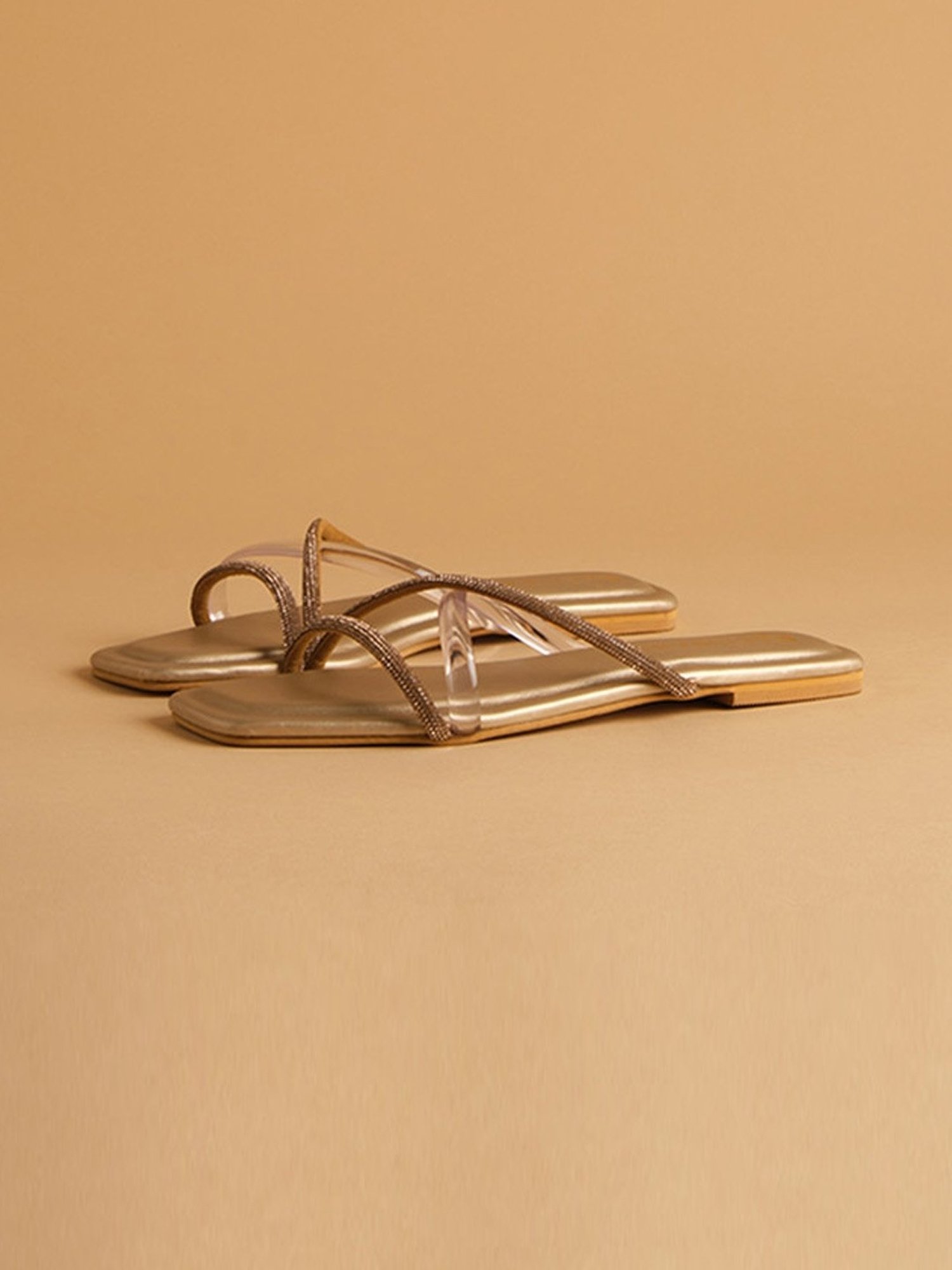 Eridani Women's Asteria Gold Casual Sandals