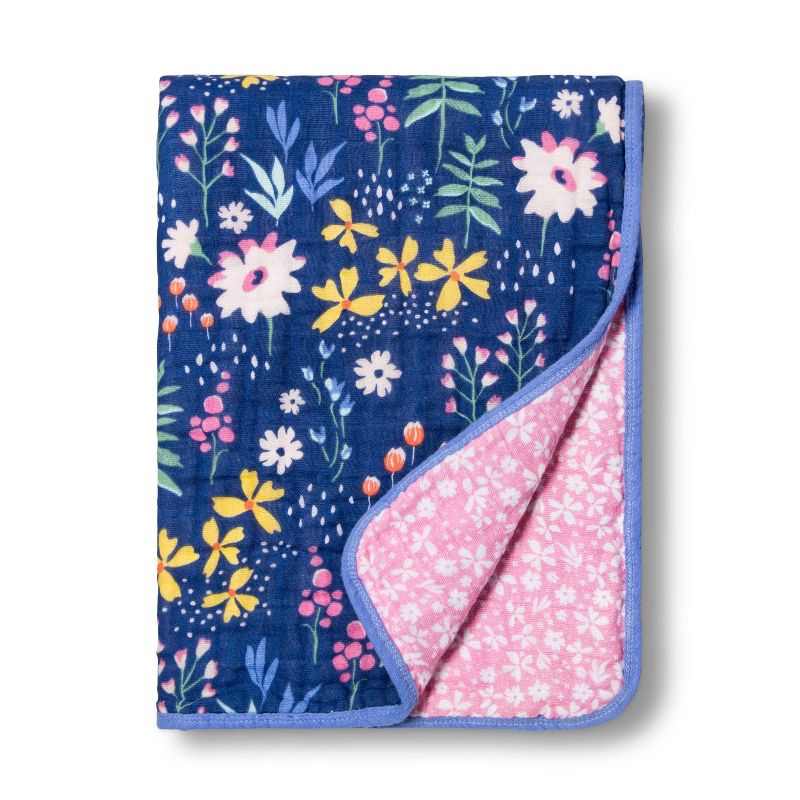 Swaddle Blanket Wildflower - Cloud Island™ Blue