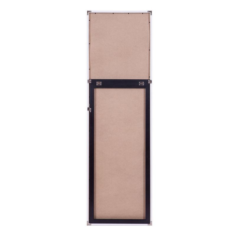 15"x51" White Full Length Over The Door Mirror White - Patton Wall Decor