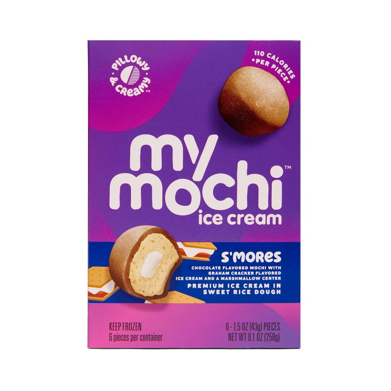 My/Mochi Third Layer S'mores Ice Cream - 6pk