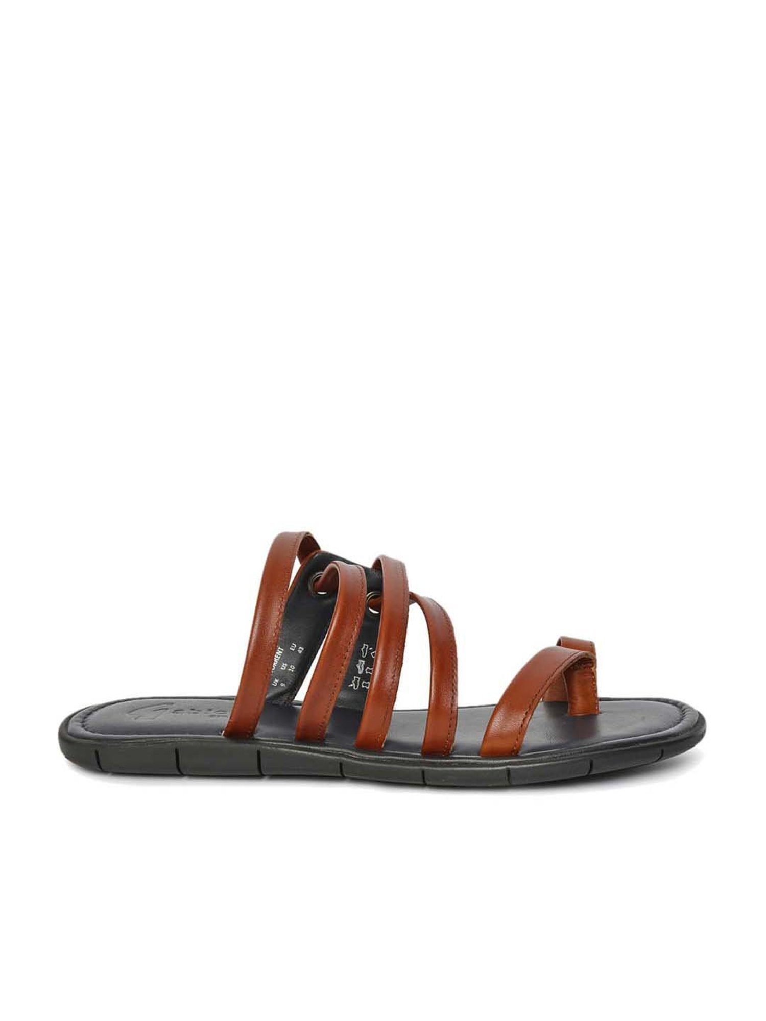 Gabicci Men's Rich Tan Toe Ring Sandals
