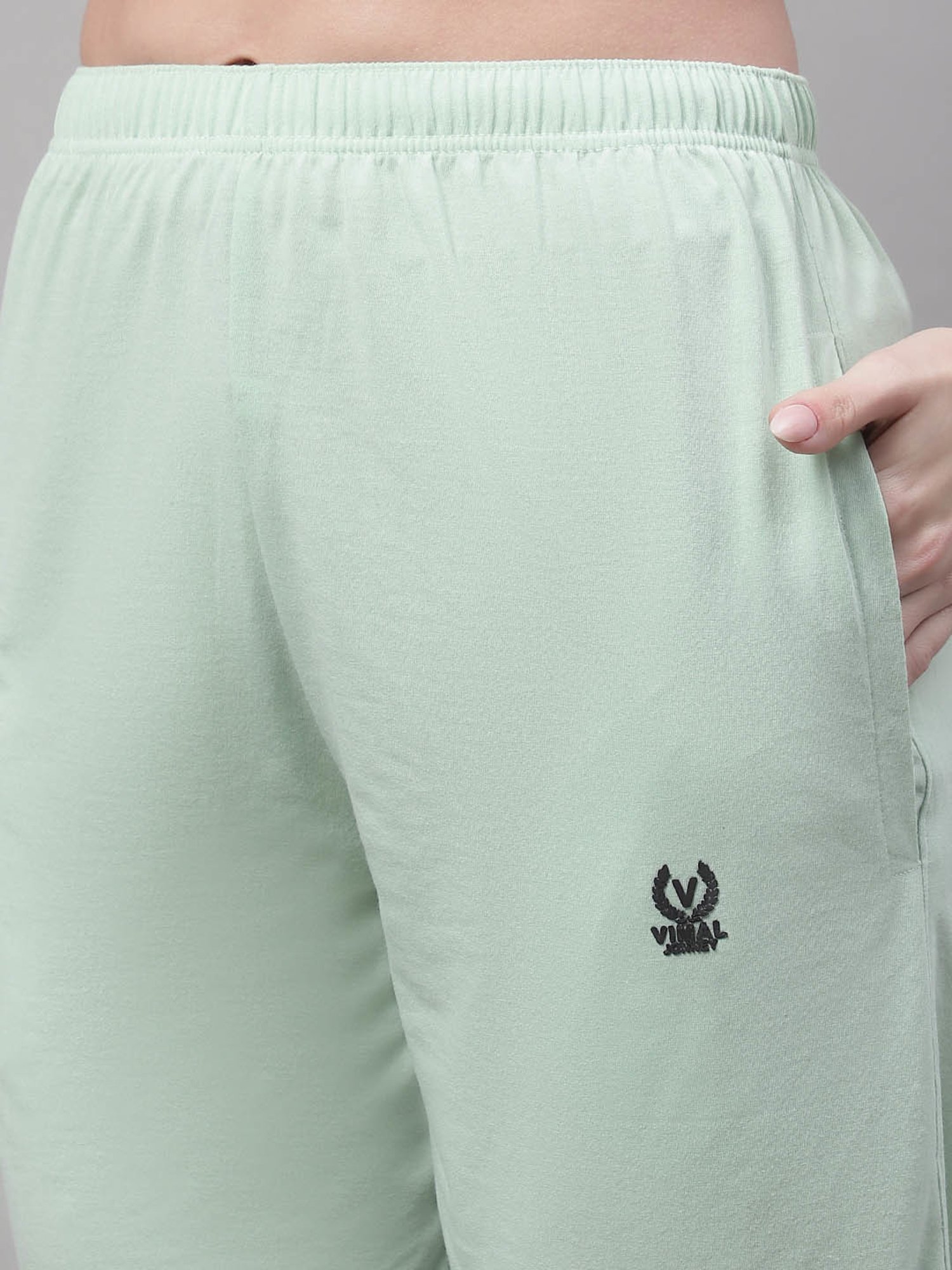 Vimal Jonney Light Green & Light Grey Sports Set - Pack of 2