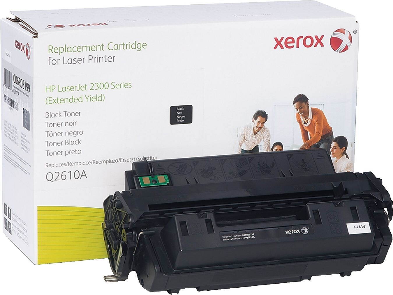Xerox 006R03199 Remanufactured Toner Cartridge Replaces HP Q2610A, 10A; Black