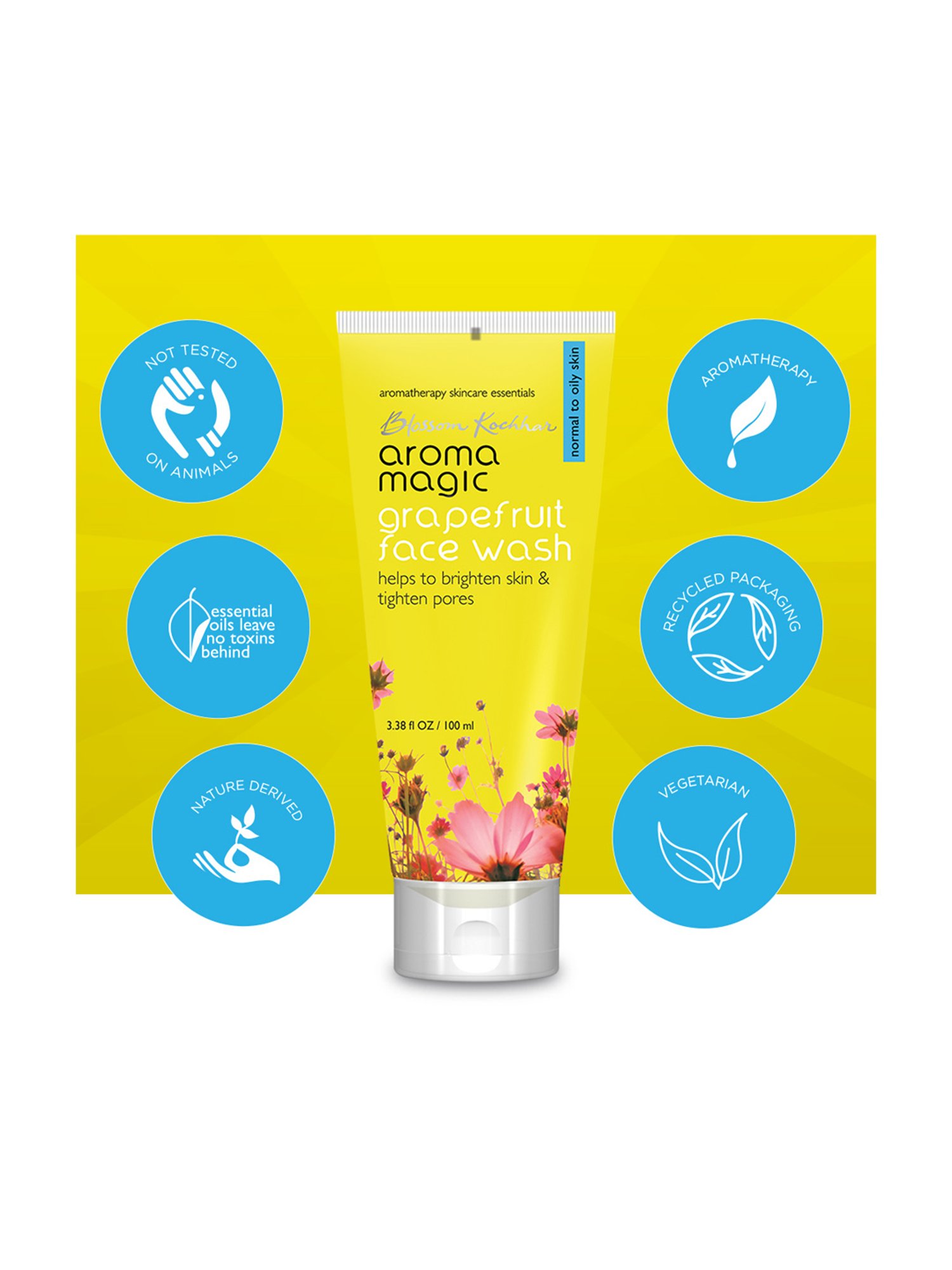 Aroma Magic Grapefruit Face Wash - 100 ml