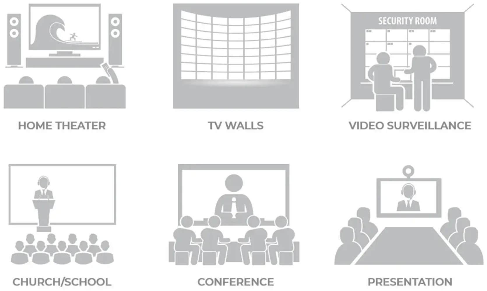 Monoprice Ultra High Speed HDMI Cable - 330 Feet - Black, 8K@120Hz, Dynamic HDR, 48Gbps, Fiber Optic, eARC, AOC, YCbCr 4:4:4 - SlimRun AV Series