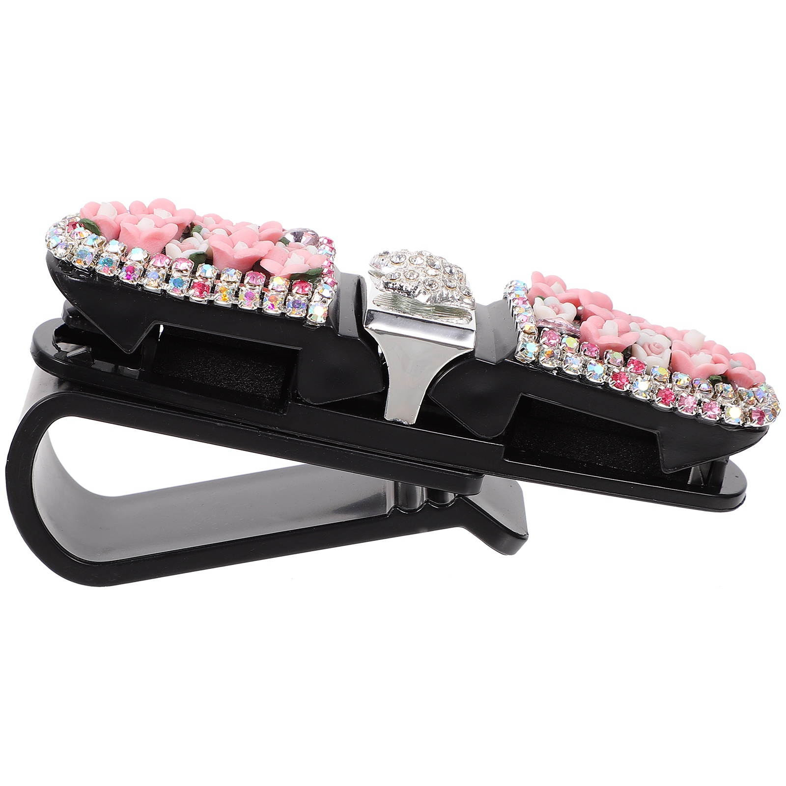 1Pc Durable Practical Car Sunglasses Holder Auto Sunglasses Mount Vehicle Glasses Clip