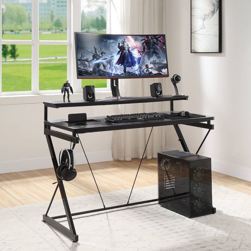 Code Gaming Desk Black - OSP Home Furnishings