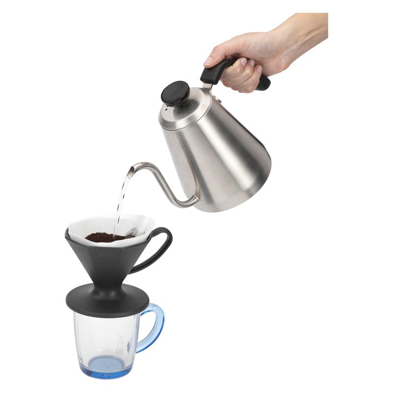 Bialetti Stovetop Gooseneck Kettle - Silver