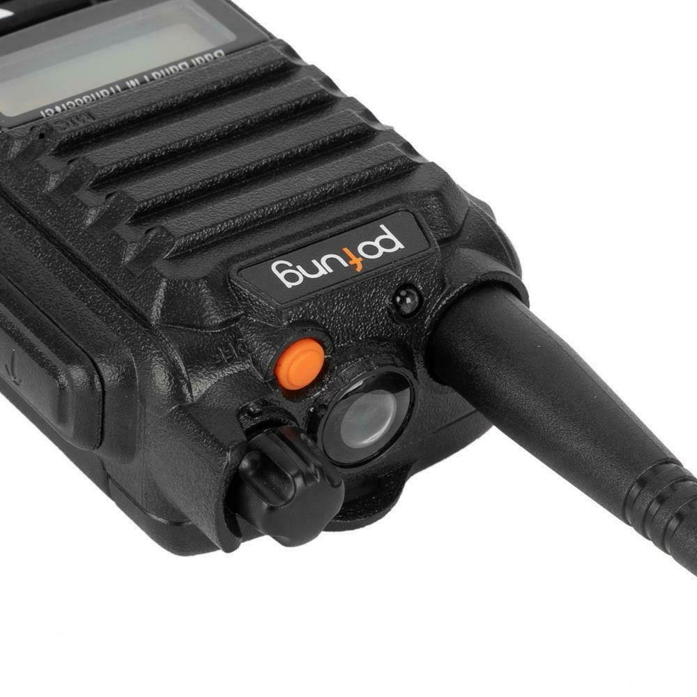 2 PCS   Two Way Ham Radio VHF 136~174MHz / UHF 400~470MHz Walkie Talkie