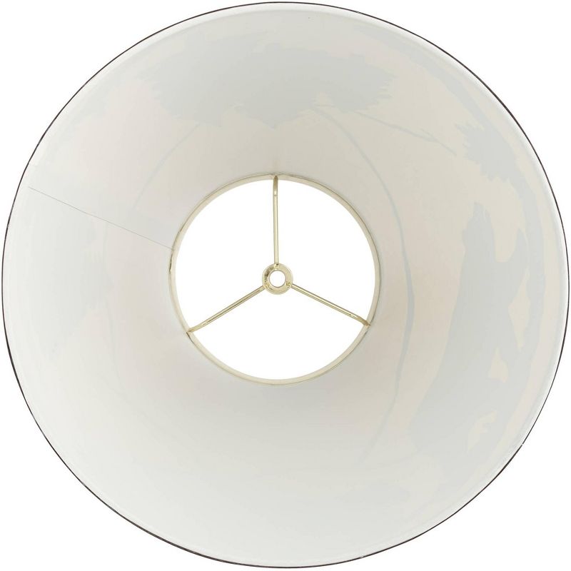 Springcrest Mountain Scene Brown Paper Medium Empire Lamp Shade 6" Top x 14" Bottom x 10" Slant x 10.75" High (Spider) Replacement