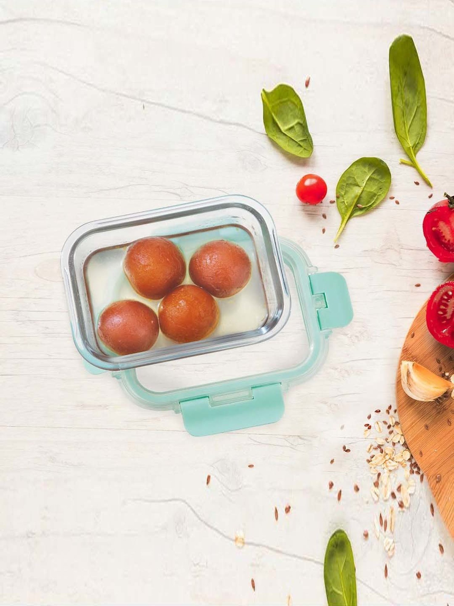 Allo Borosilicate Glass Containers with Lids Microwave Safe Container for Glass Storage Containers