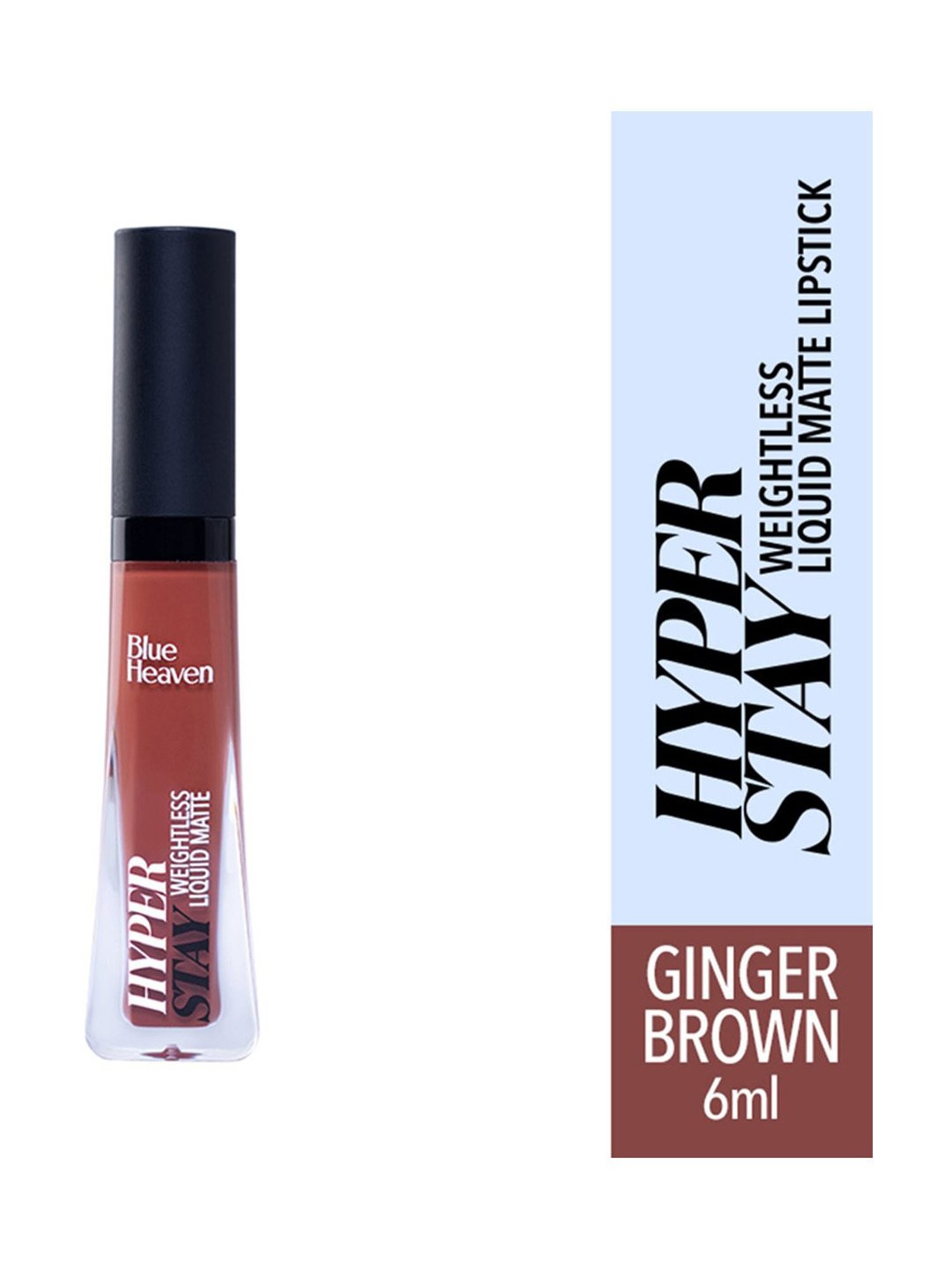 Blue Heaven Hyperstay Liquid Matte Lipstick Ginger Brown 12 - 6 ml