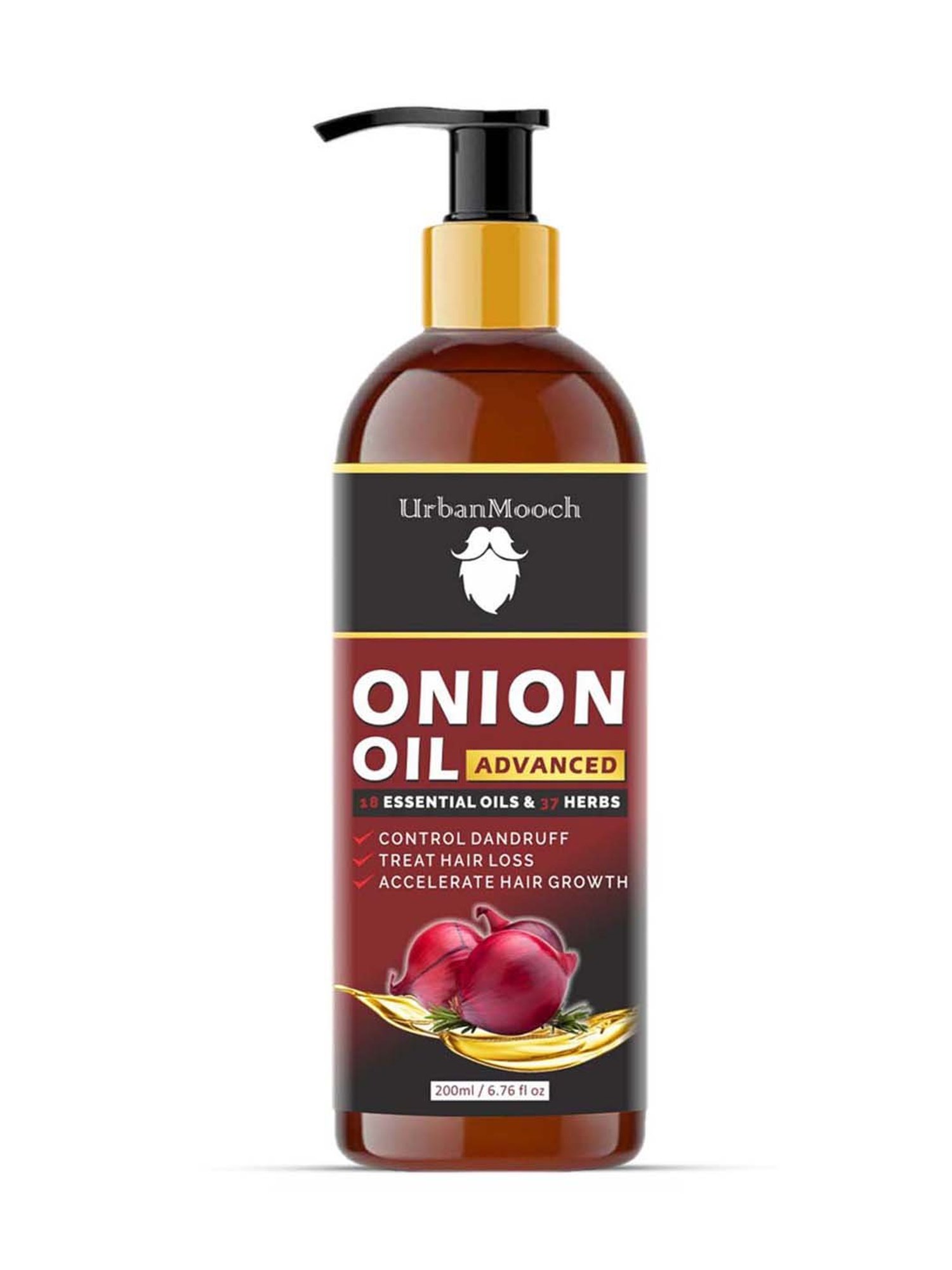 UrbanMooch Advanced Red Onion Hair Oil - 200 ml