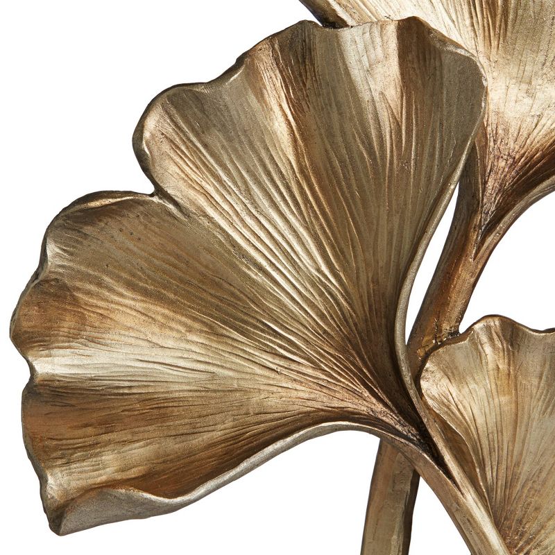 Kensington Hill Matte Copper 21" High Ginkgo Leaves Sculpture