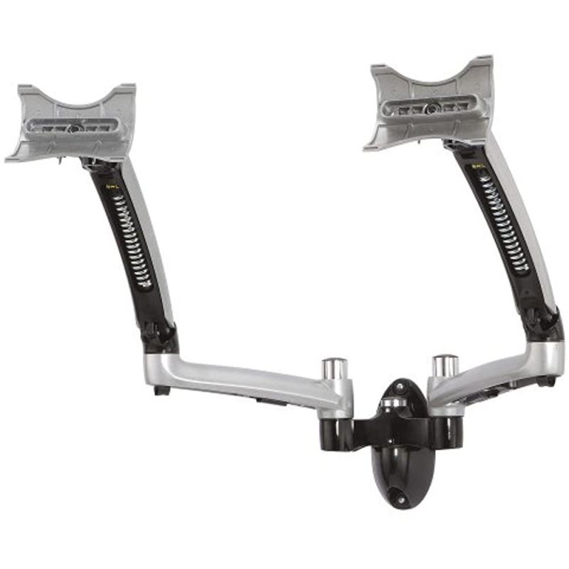 Cotytech Dual Apple Wall Mount Spring Arm - Silver