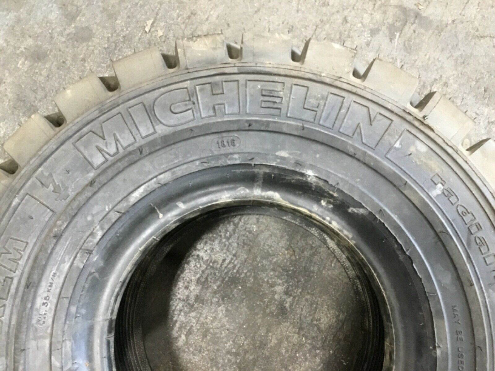 Michelin Stabil'x Xzm Radial Forklift Tire  6.50R-10 / 6.50-10 Tire #T135E 10PR6