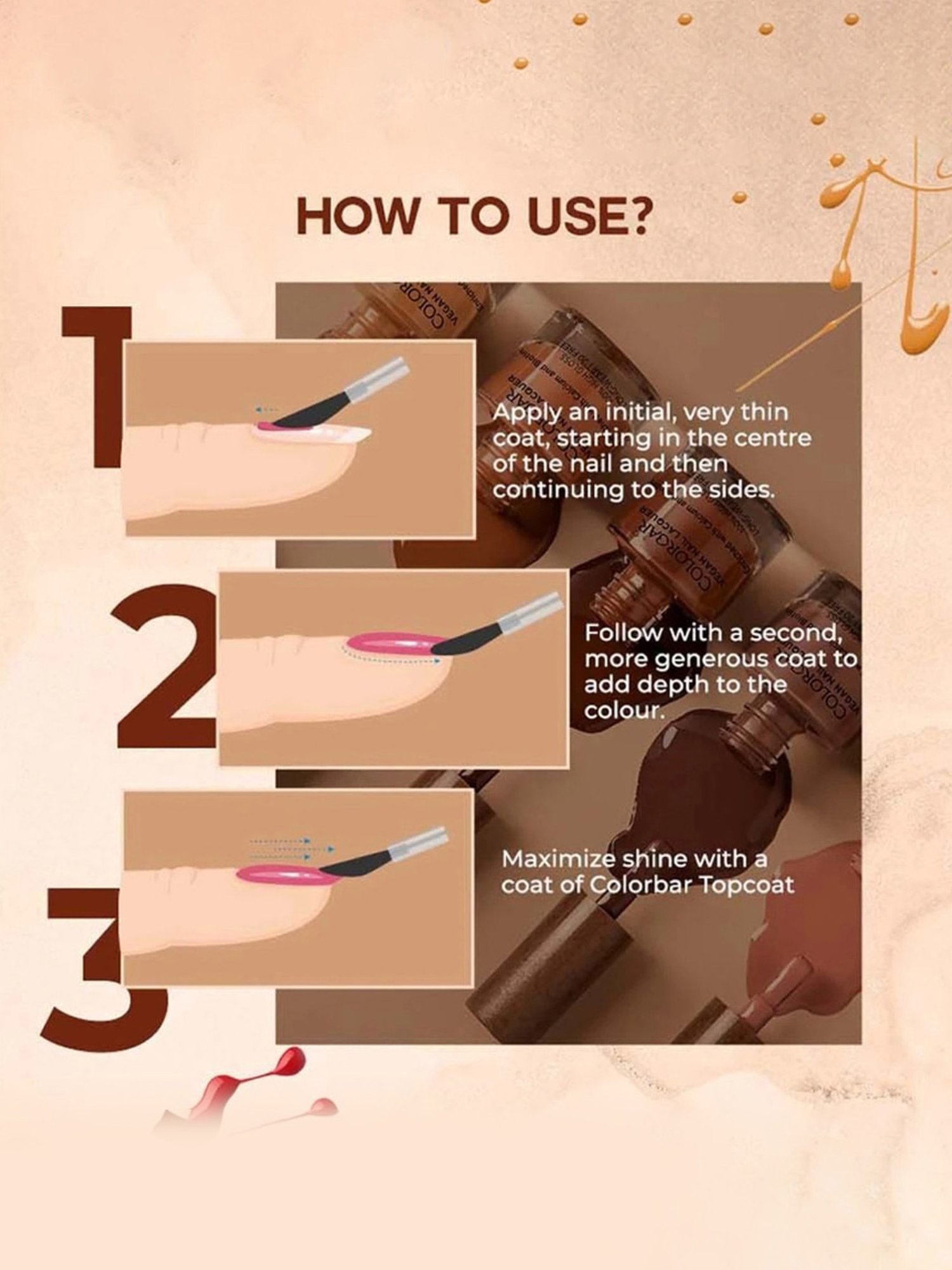 Colorbar Vegan Nail Lacquer Chilli Red 006 - 8 ml