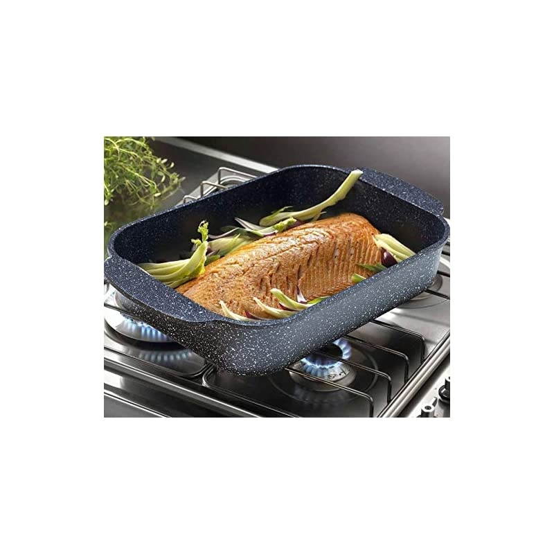 Lasagna Pan Kit Roasting Pan Set Bread Pan Kit, Casseroles Pans, Roaster Pan Kit Nonstick Bakeware Set, Non-stick Bread Baking Pans, 3 Pcs