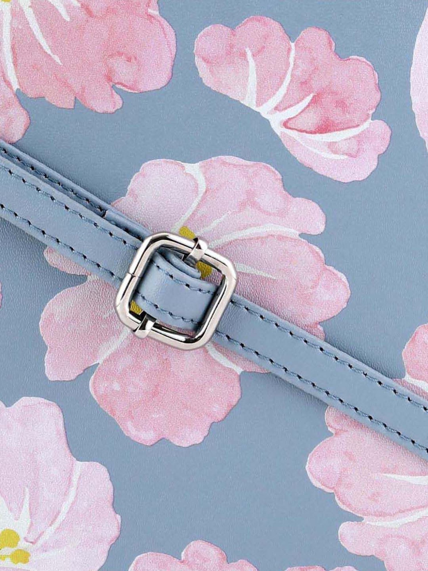 Toteteca Blue Printed Medium Sling Handbag