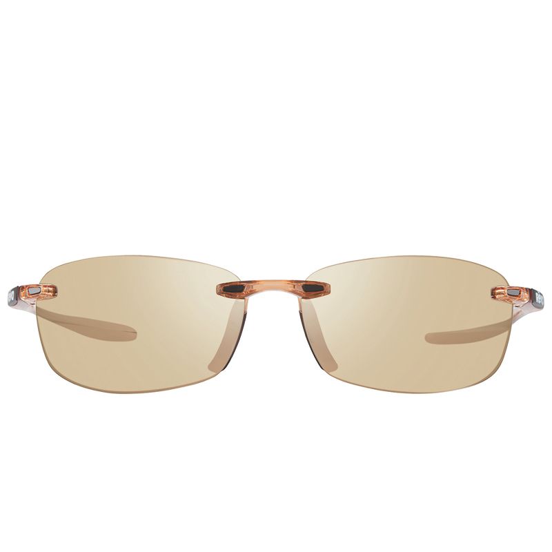 Revo Descend E RE 4060 10 CH Unisex Rectangle Polarized Sunglasses Blush 64mm