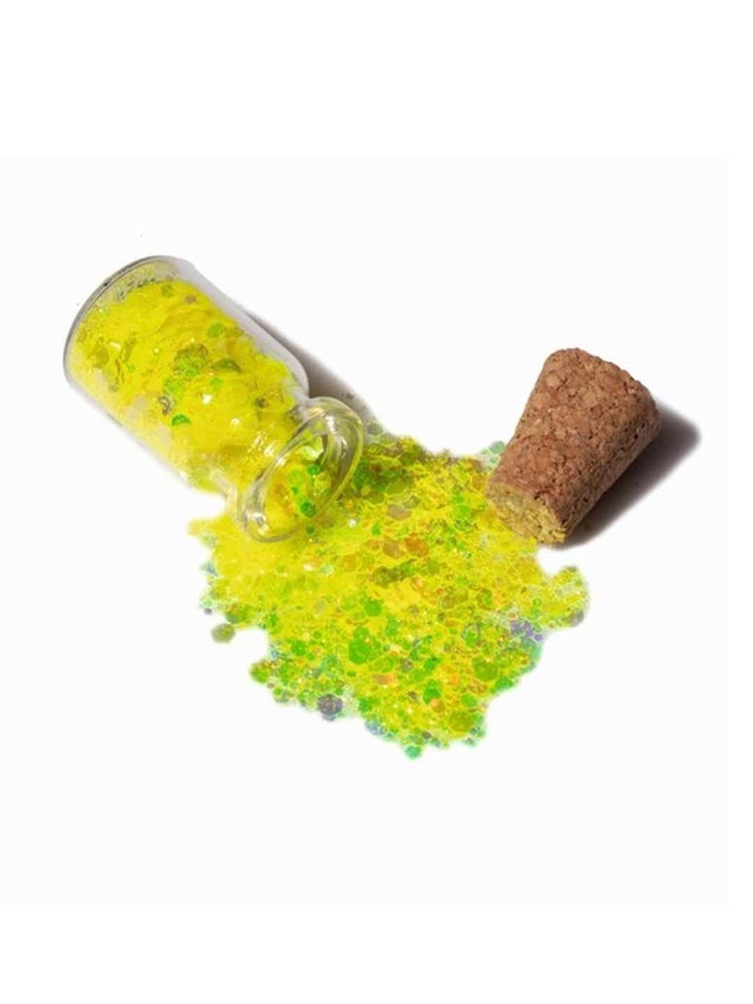 Kingdom Of Lashes Chunky Glitter Electric Yellow - 5 ml