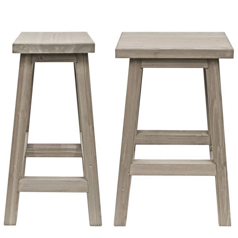 Madison 2pk Outdoor Barstools - Gray - Yardistry
