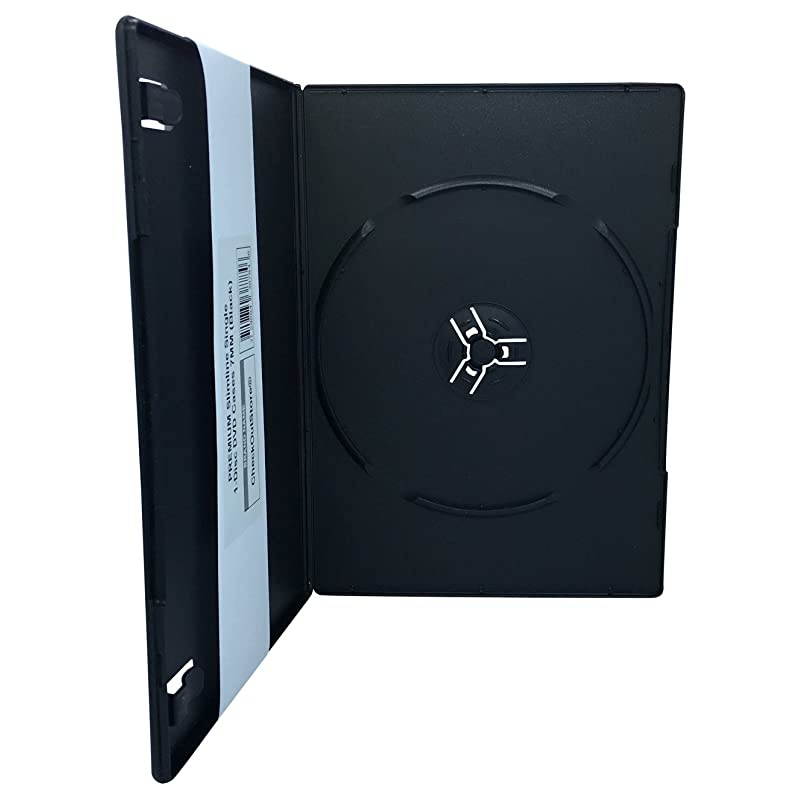 50) Premium Slimline Single 1-Disc DVD Cases 7mm (Green)