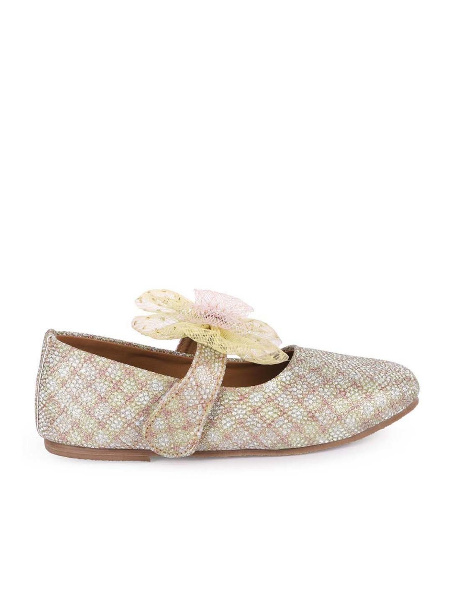 Minesole Kids Rose Gold Mary Jane Shoes