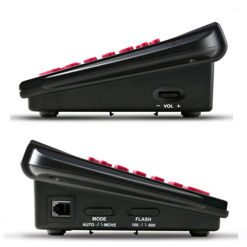 AGPtek Hands-free Call Center Noise Cancellation Corded Monaural Headset Telephone with Backlight Tone Dial Key Pad & REDIAL + Desk Phone Headphones PC Recording Function ,for Telephone Counseling Ser