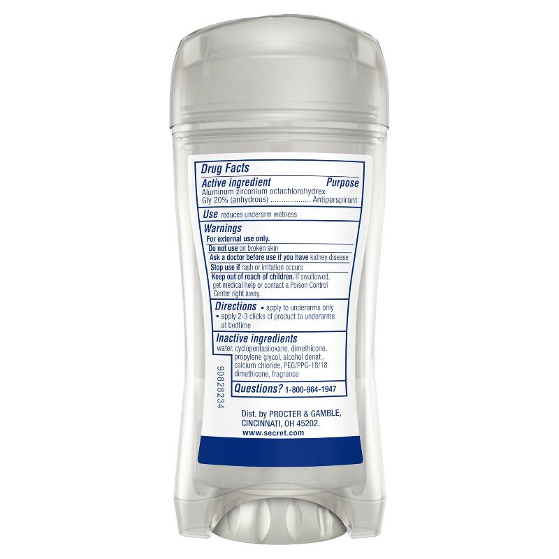 Secret Clinical Strength Clear Gel Clean Antiperspirant & Deodorant for Women Lavender - 2.6oz