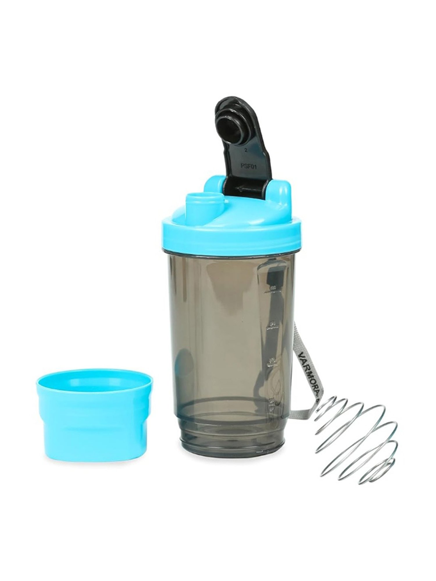 Varmora Blue Plastic Protein and Gym Shaker - 575 ml