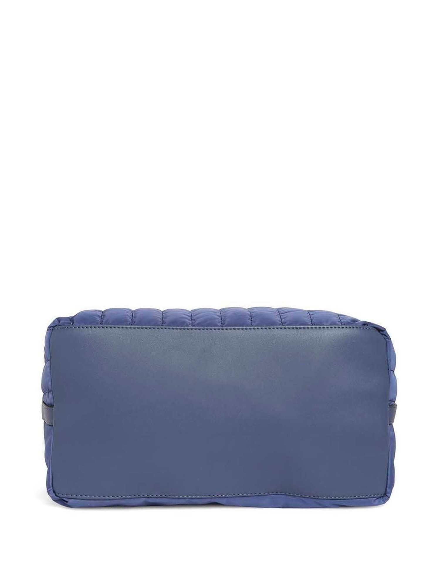 Marina Galanti Blue Quilted Medium Bowler Bag
