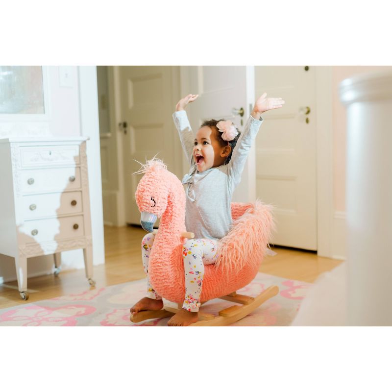 Soft Landing Joyrides Flamingo Children's Rocker