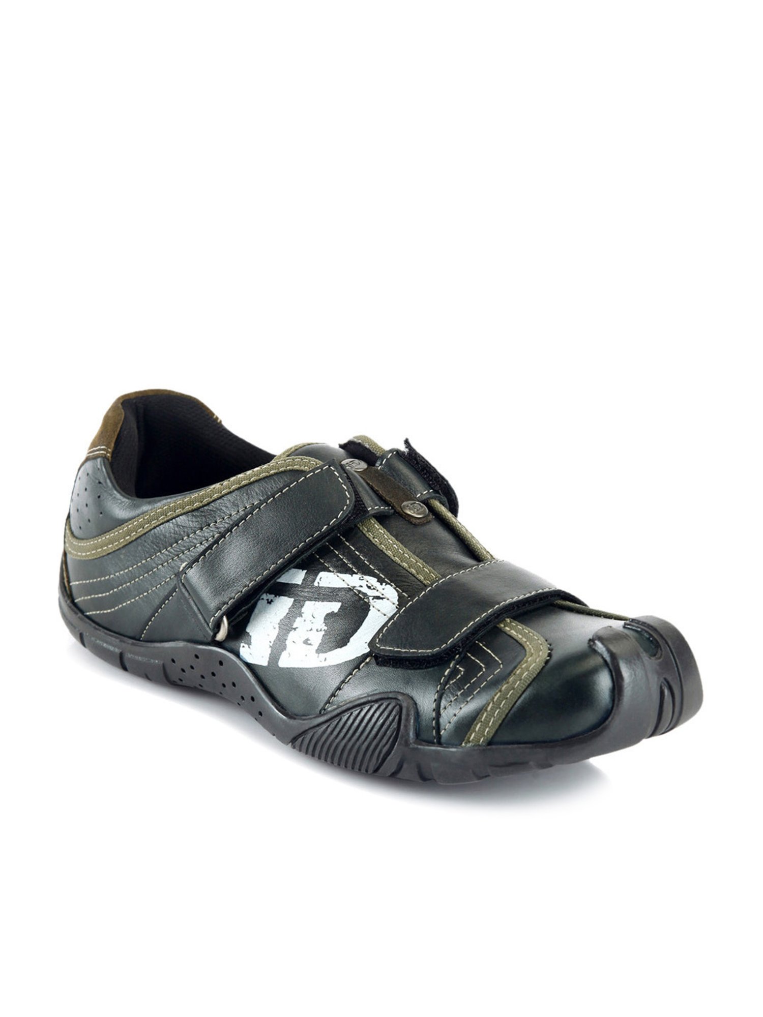 ID Men's Charcoal Casual Loafers