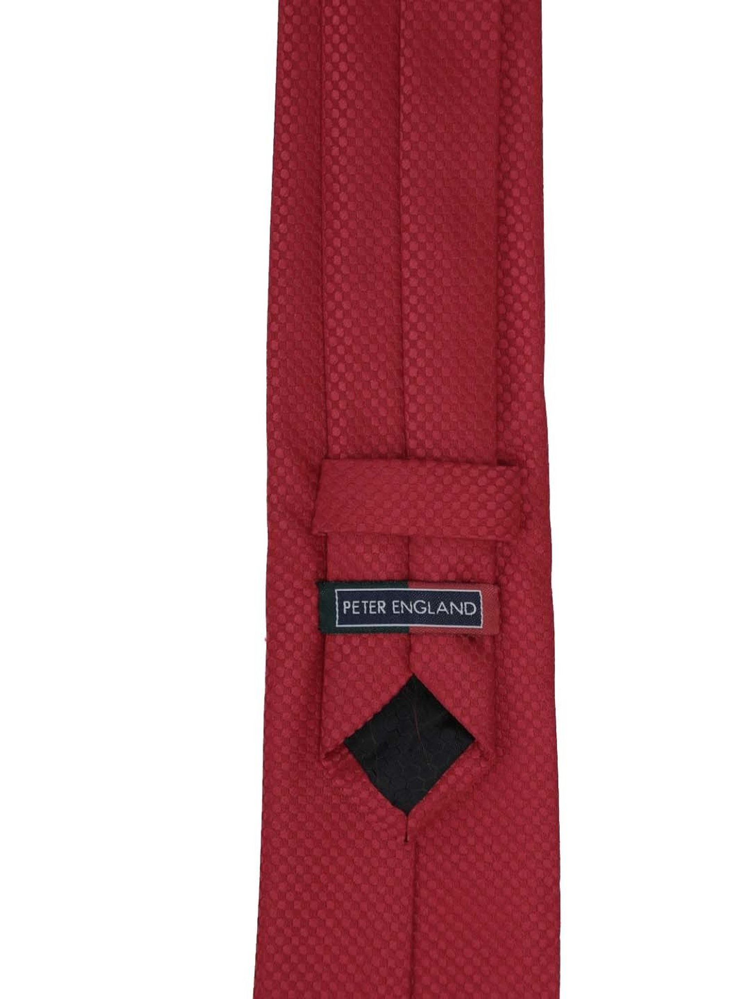 Peter England Red Printed Tie