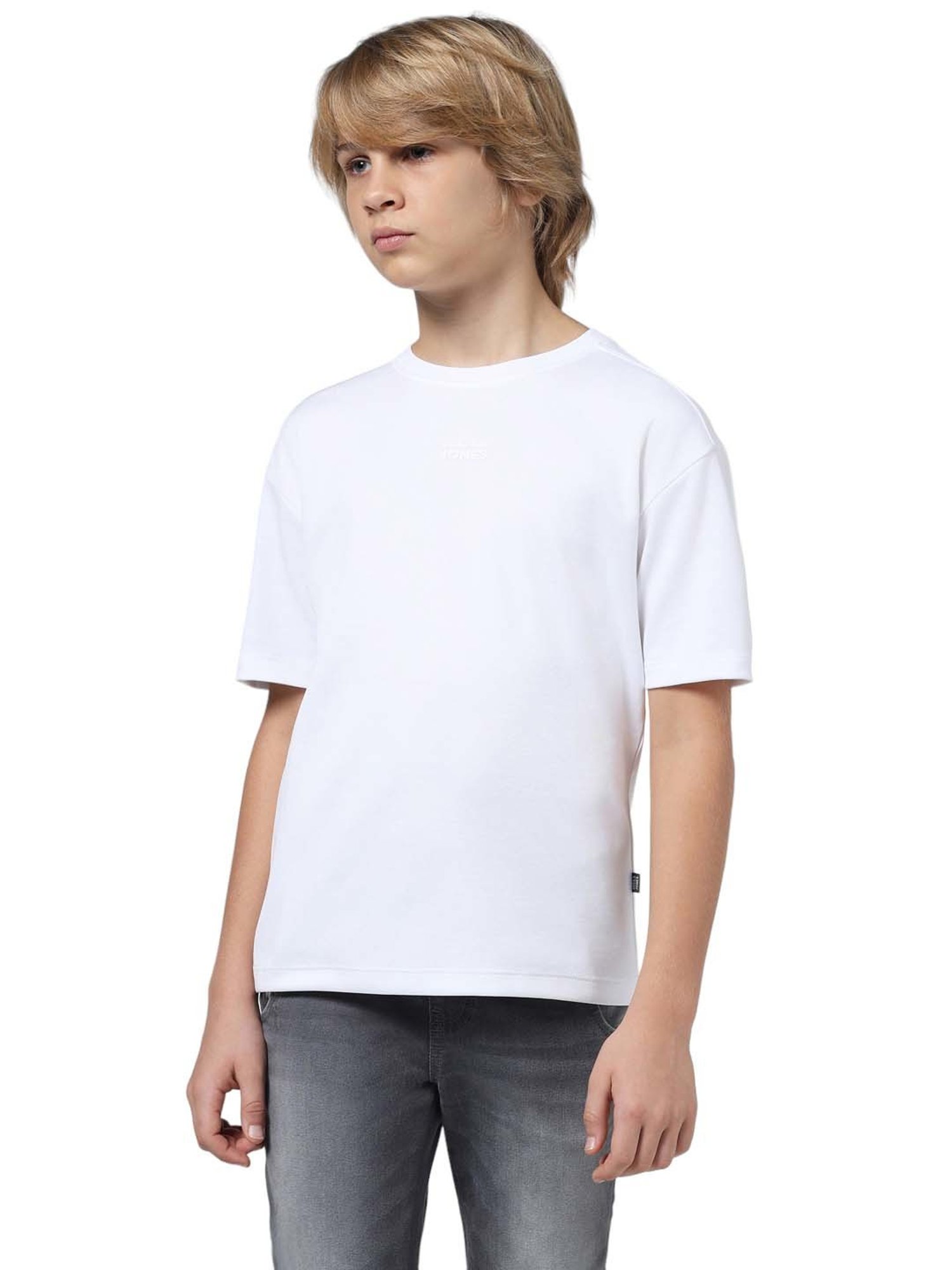 Jack & Jones Junior White Regular Fit T-Shirt