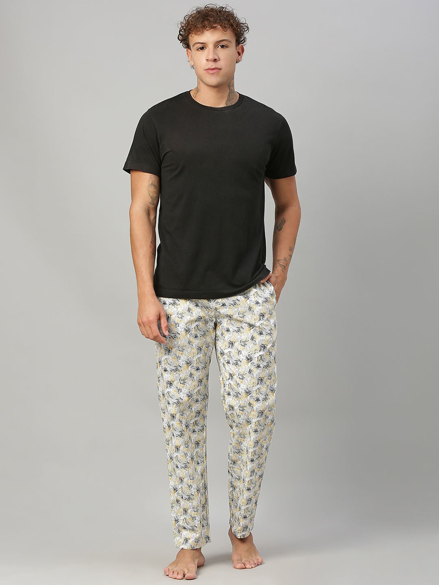 Urban Scottish Multicolor Cotton Regular fit Print Nightwear Pyjamas